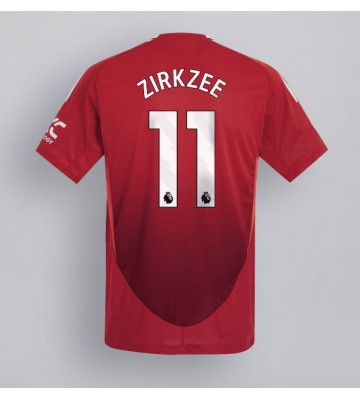 Manchester United Joshua Zirkzee #11 Primera Equipación 2024-25 Manga Corta